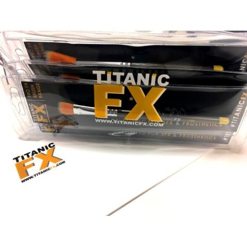 Titanic Pro-FX Full Brush Set (Including all 10 brushes, Zip-Up Pouch & Mixing Palette) (Titanic Pro-FX Full Brush Set)